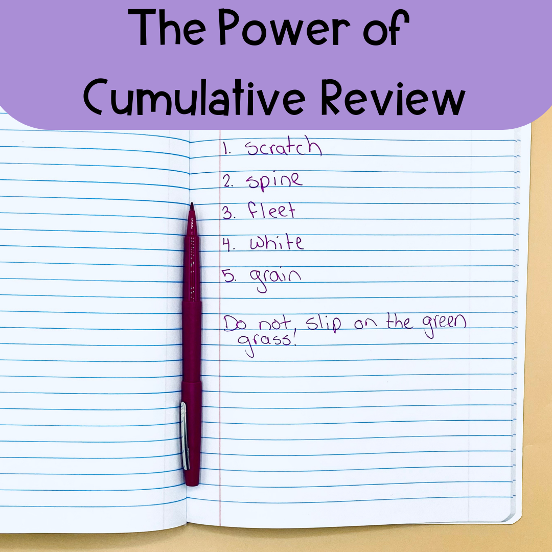 The Power of Cumulative Review - Campbell Creates Readers