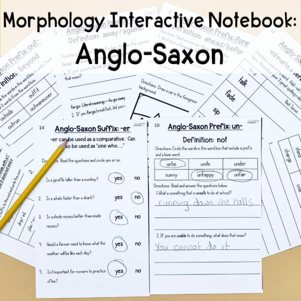 Anglo-Saxon Interactive Notebook