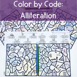 Alliteration Color by code