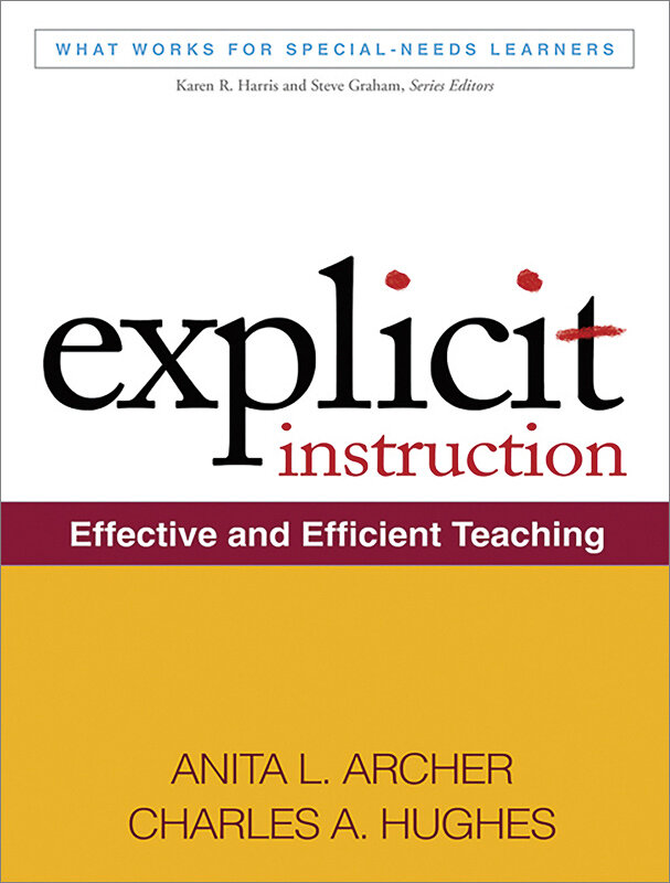 Anita Archer’s book on explicit instruction is a fantastic resource for ensuring your lessons are as impactful as possible.