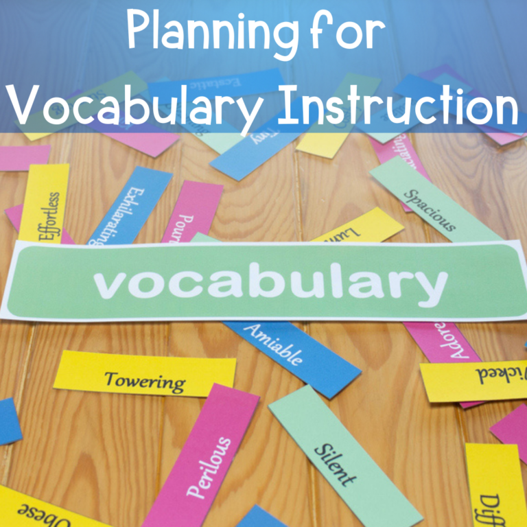 vocabulary instruction