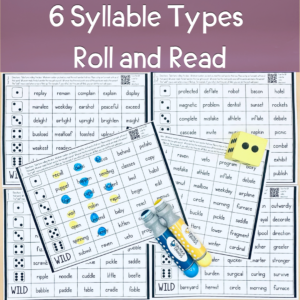 6 syllable types roll and read