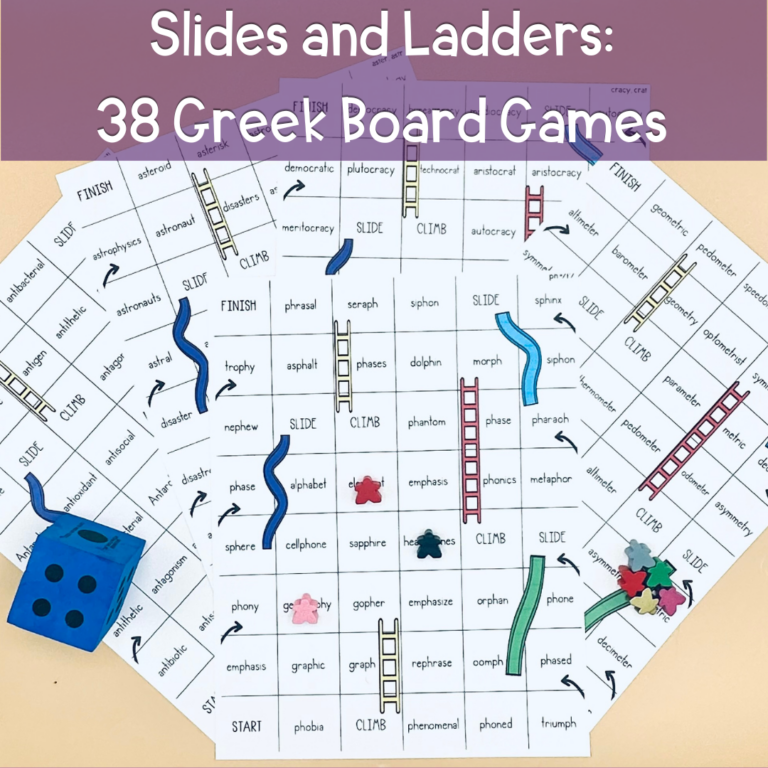 Greek Slides and Ladders